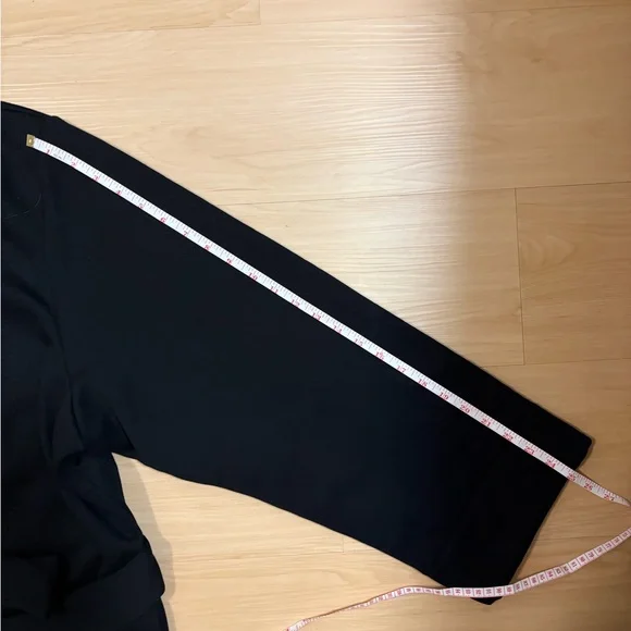 Viral GAP x BÉIS Collab Black Oversized Blanket Jacket Belted Coat L/XL - Picture 8 of 11